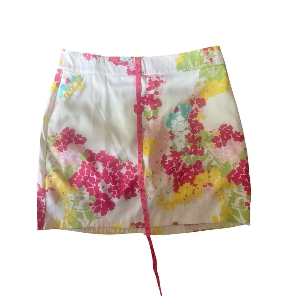 IZOD Golf Floral Sleeveless Polo & Skirt Set Womens M Top 10 Skort NWT